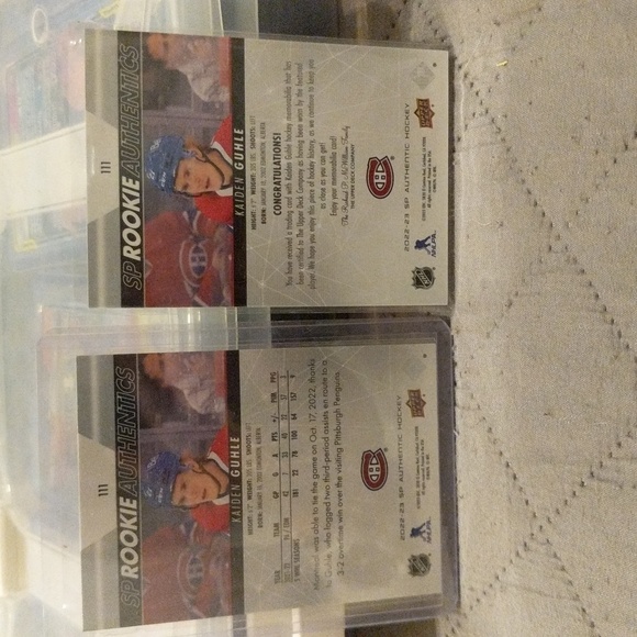 SP Authentic Kaiden Guhle Rookie - Picture 2 of 2